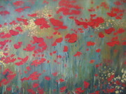 Poppies Forever 48 x 60 SOLD